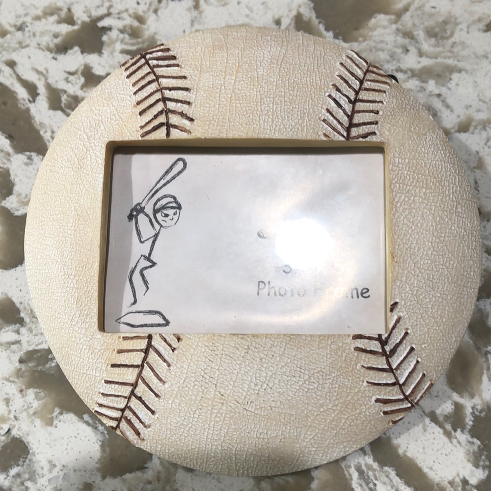 Cute baseball picture frame